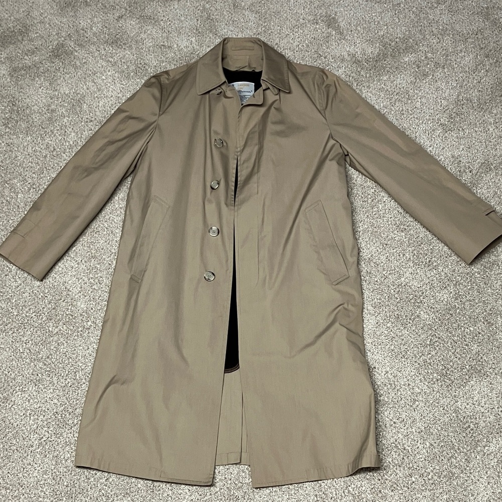 London Fog Men's Beige Trench Coat